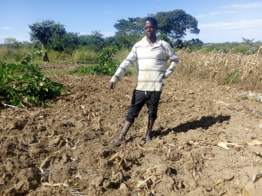 Aston has started tilling in a new Tiyeni project village